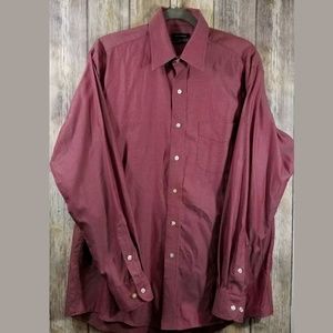 Club Room men's button down dress shirt large